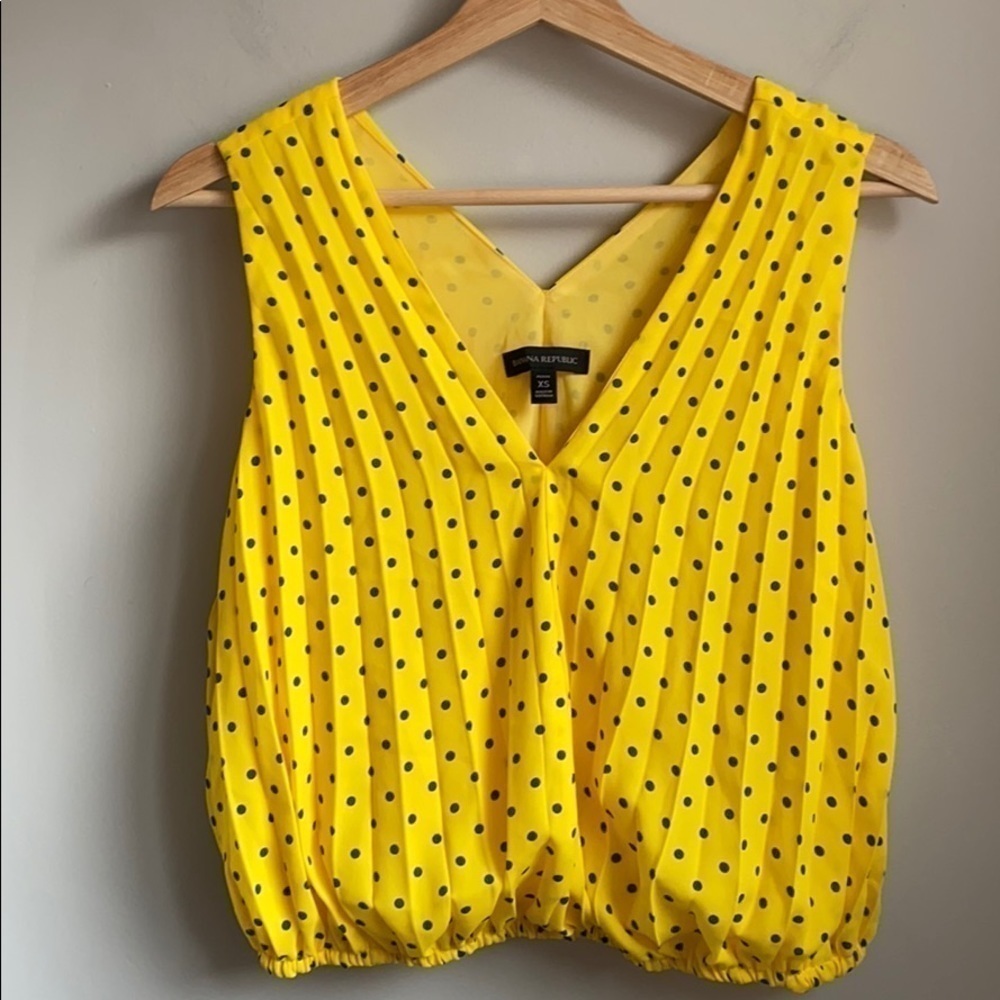 Banana Republic Petite Pleated Top